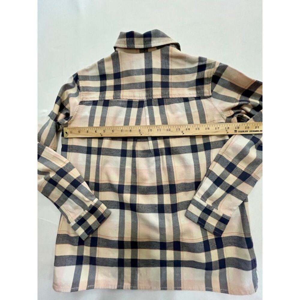 Carhartt Rugged Flex Plaid Woman's Shirt Top Blouse XS Loose Fit Cabincore - Picture 7 of 11